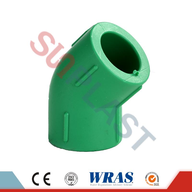 Green PPR 45 Degree Elbow