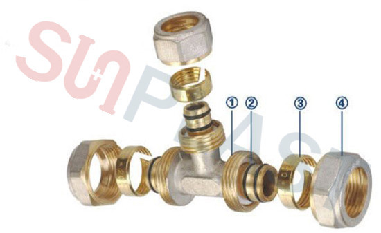 PEX-AL-PEX Brass Compression fittings