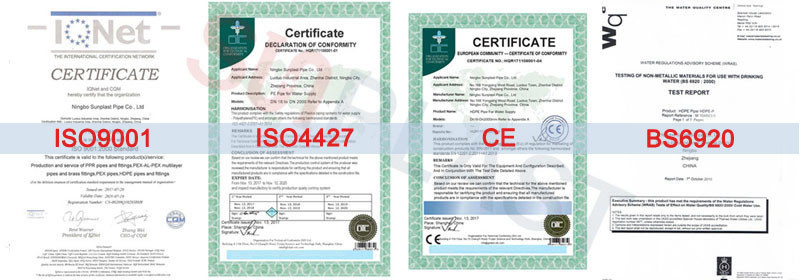 HDPE PIPE CERTIFICATE